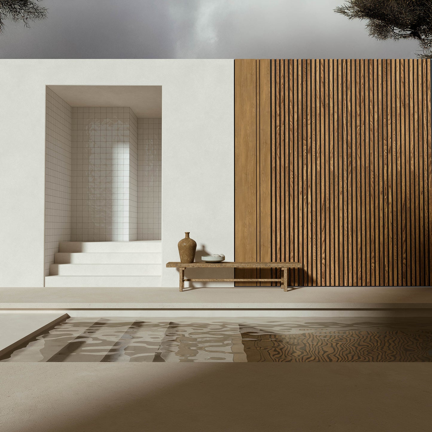 Outdoor Wooden Panel