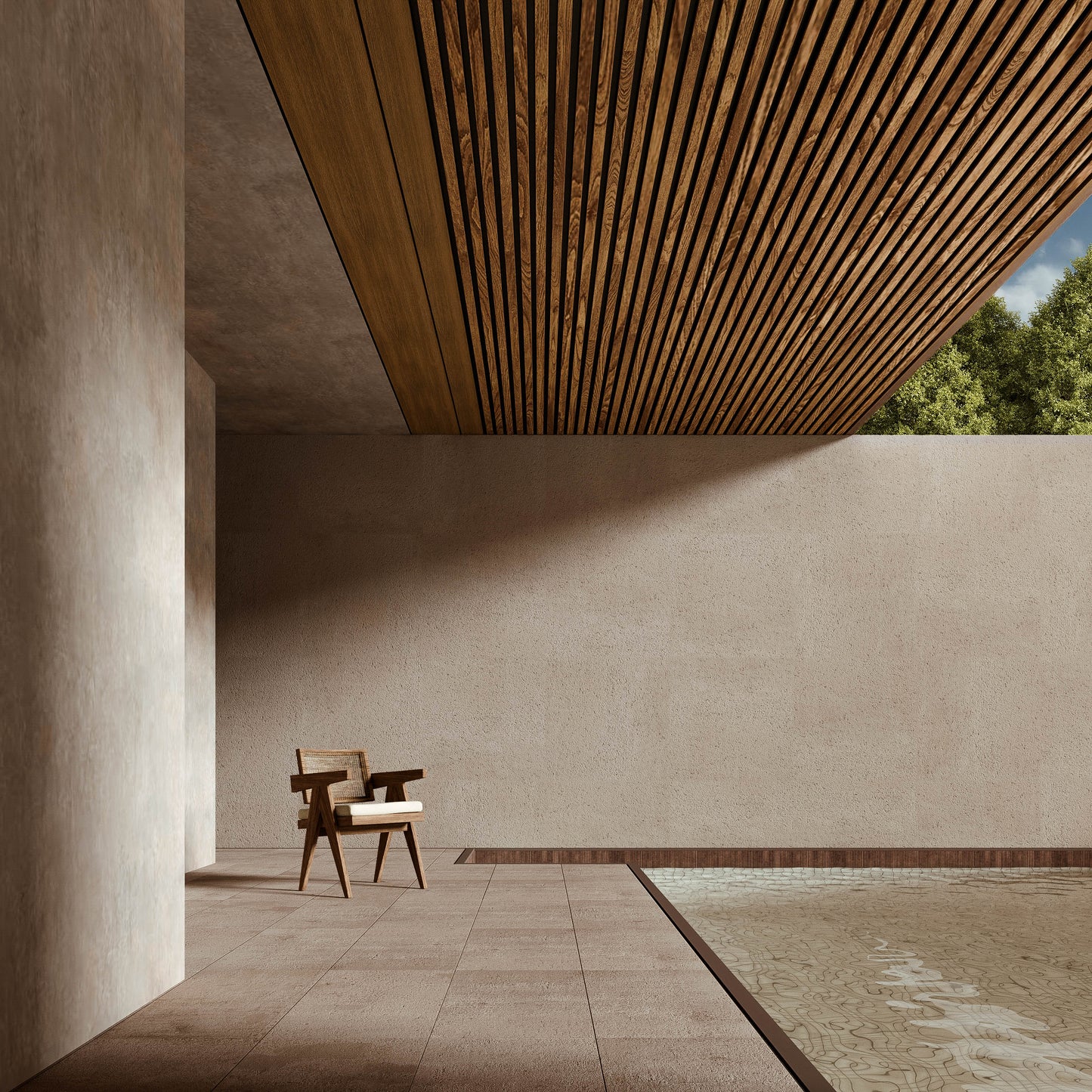 Outdoor Wooden Panel