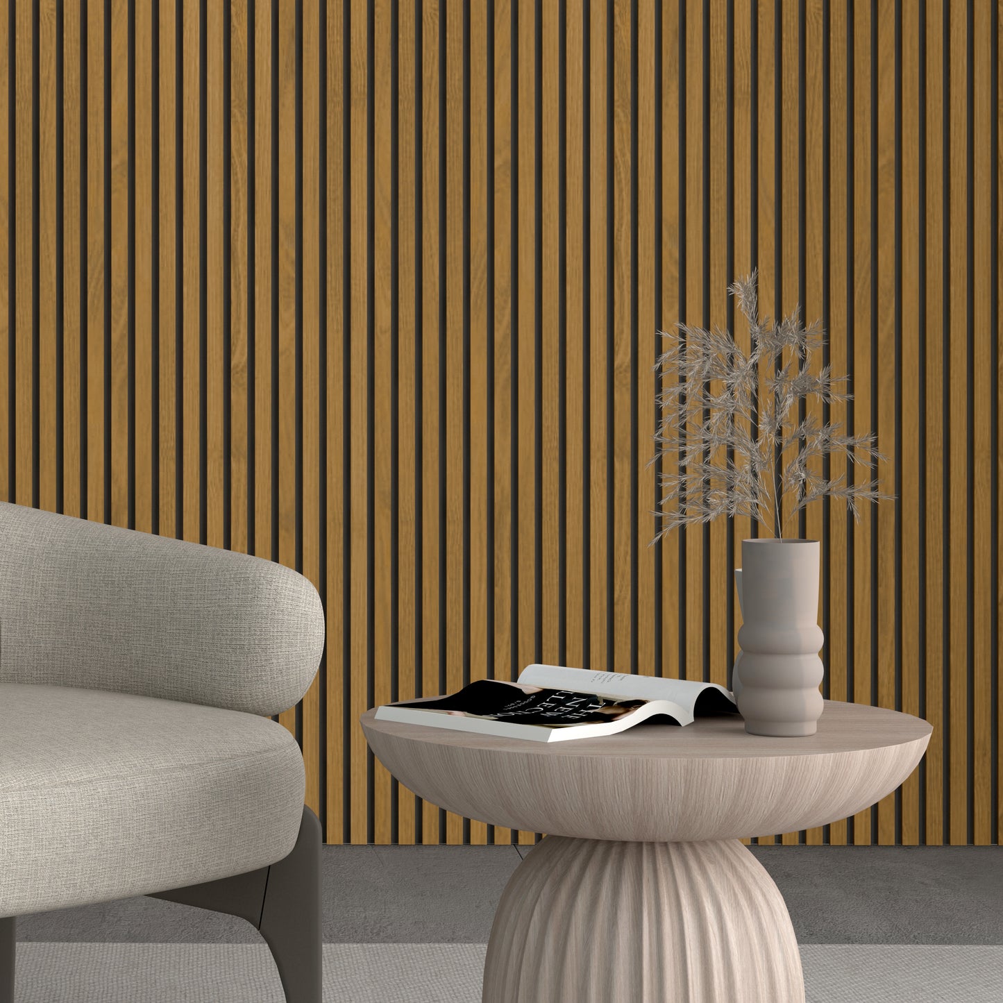 ARQ® Acoustic Wooden Long Slat Wall Panel