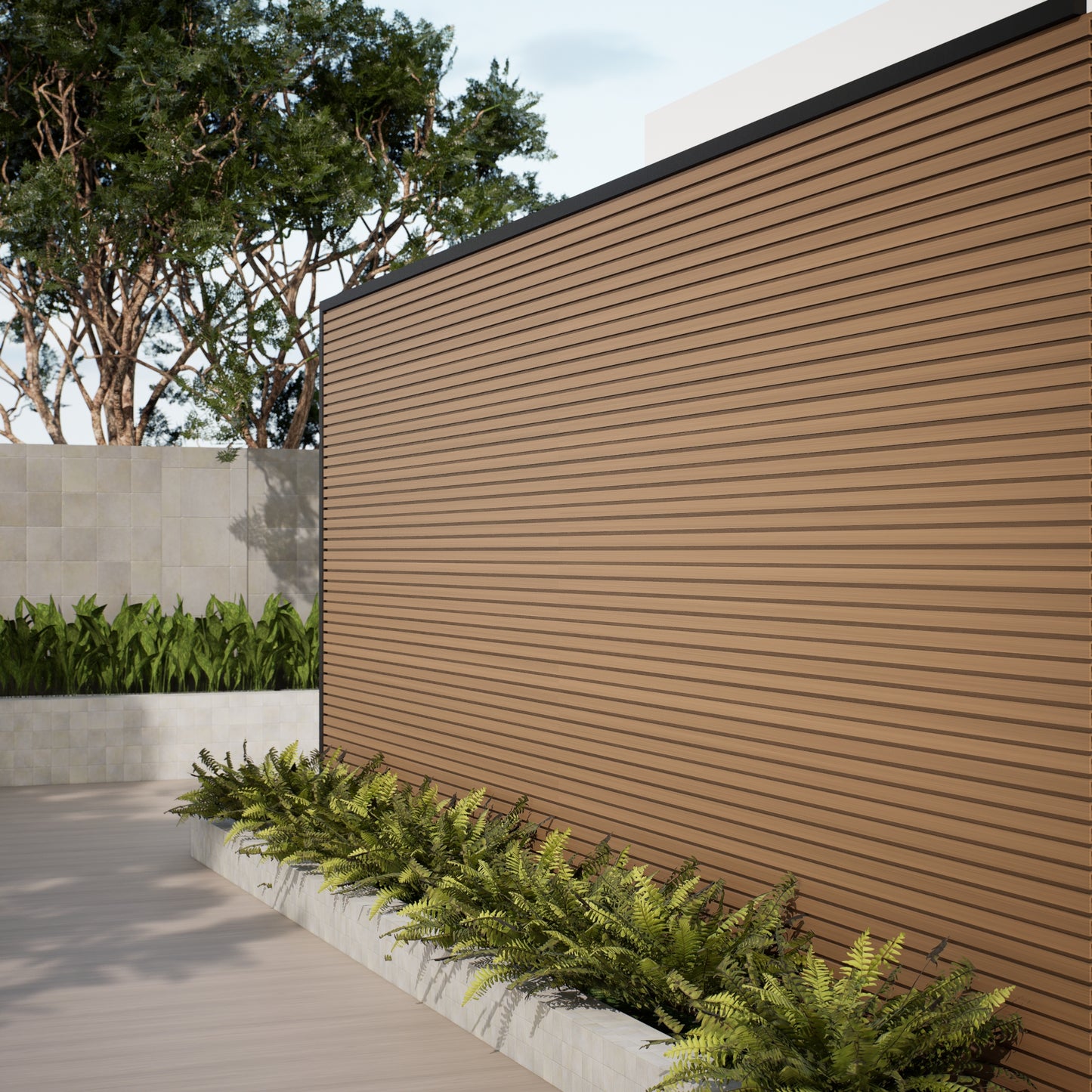 ARQ® Outdoor Exterior Composite Wood-Effect Wall Panel