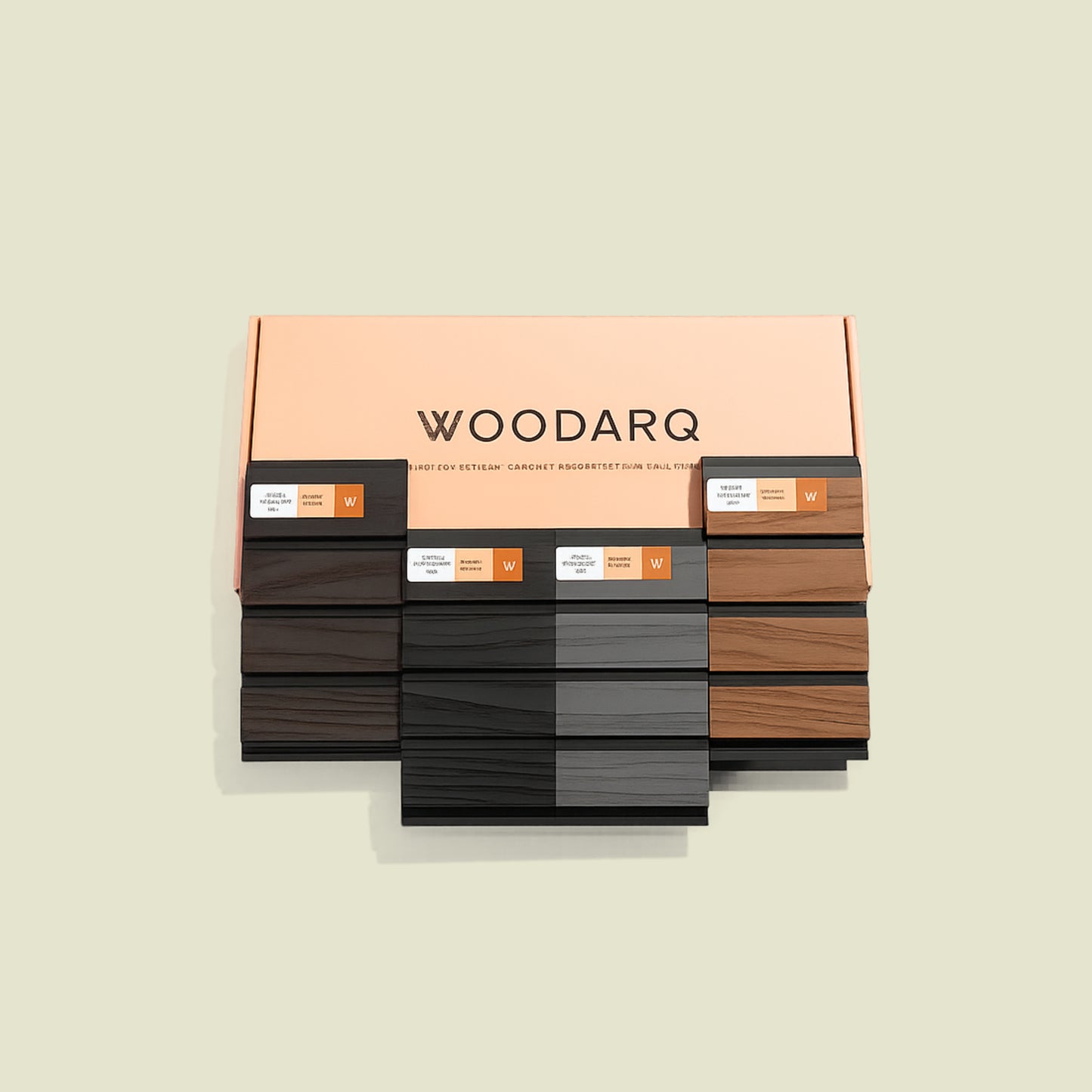 ARQ® Outdoor Exterior Composite Wood-Effect Slat Wall Panel Sample Box