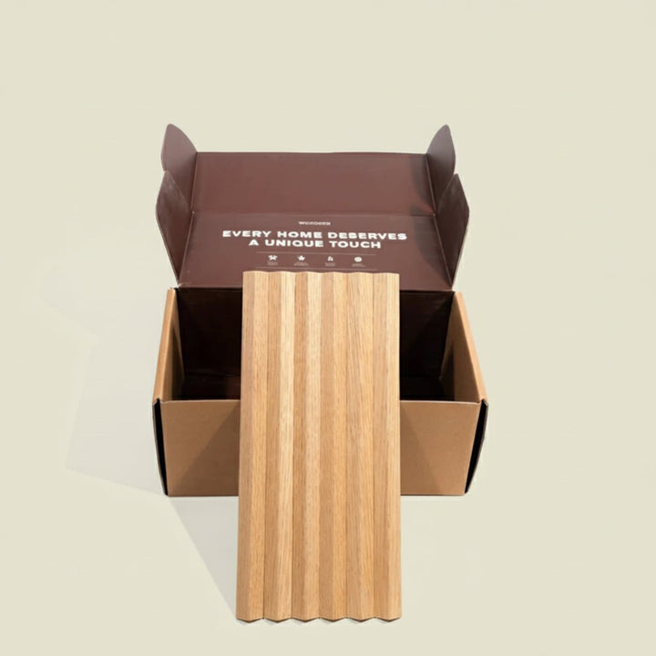 Flexible Tambour Wood Panel Sample Box