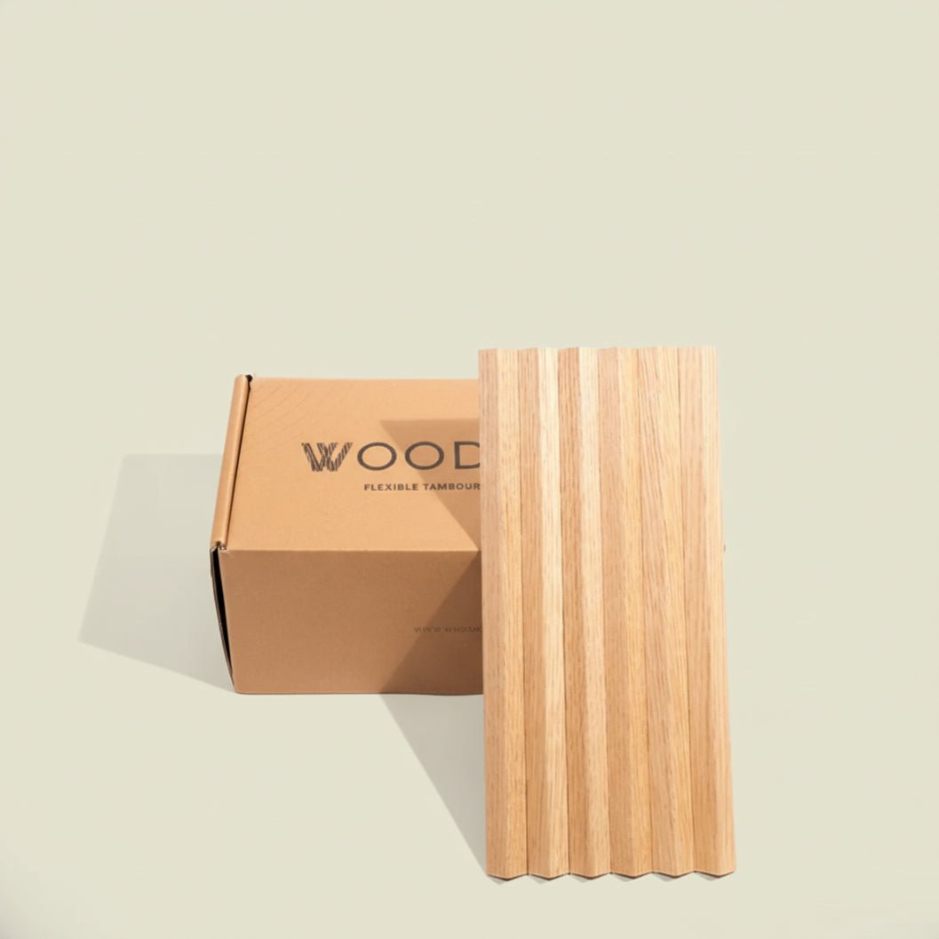 Flexible Tambour Wood Panel Sample Box