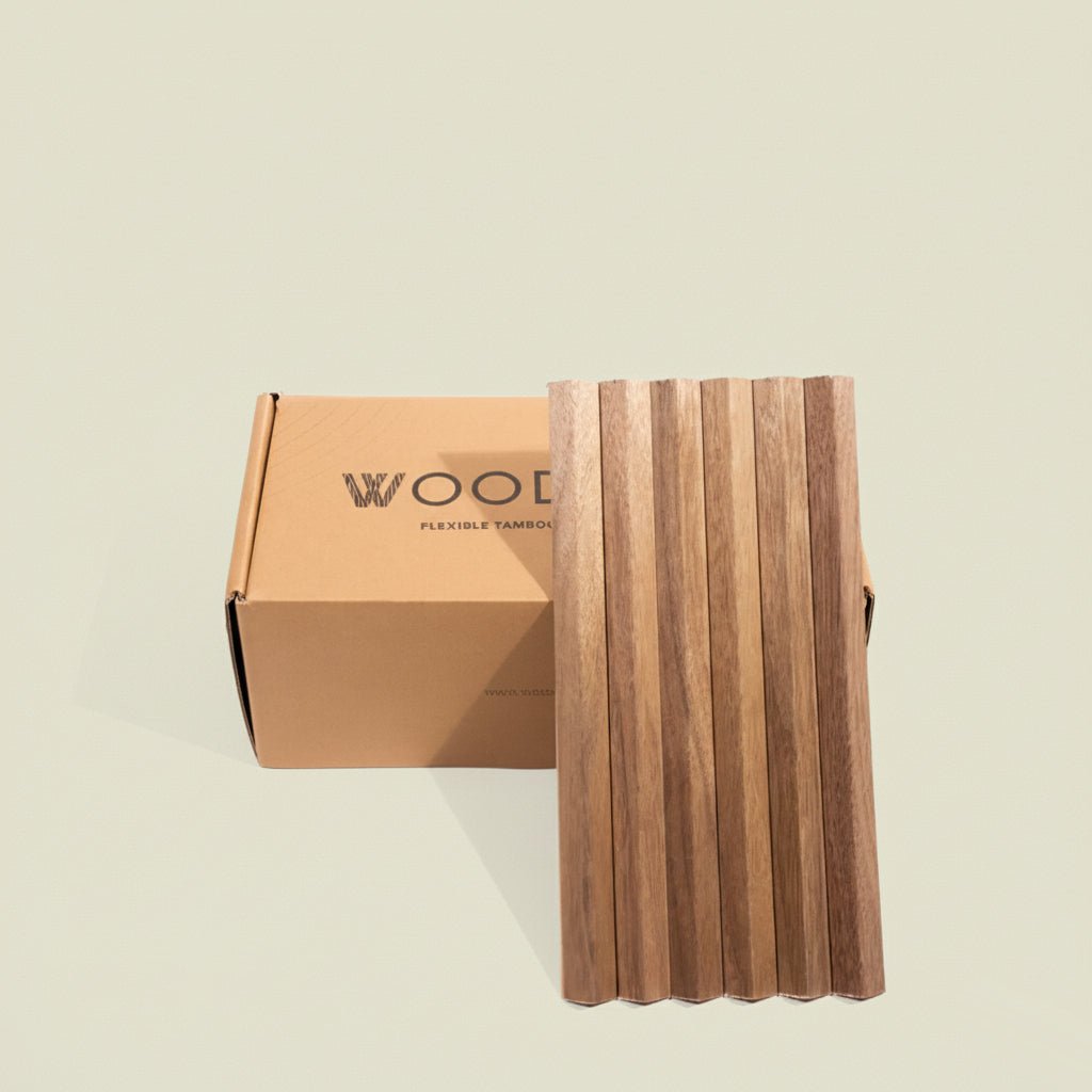 Flexible Tambour Wood Panel Sample Box