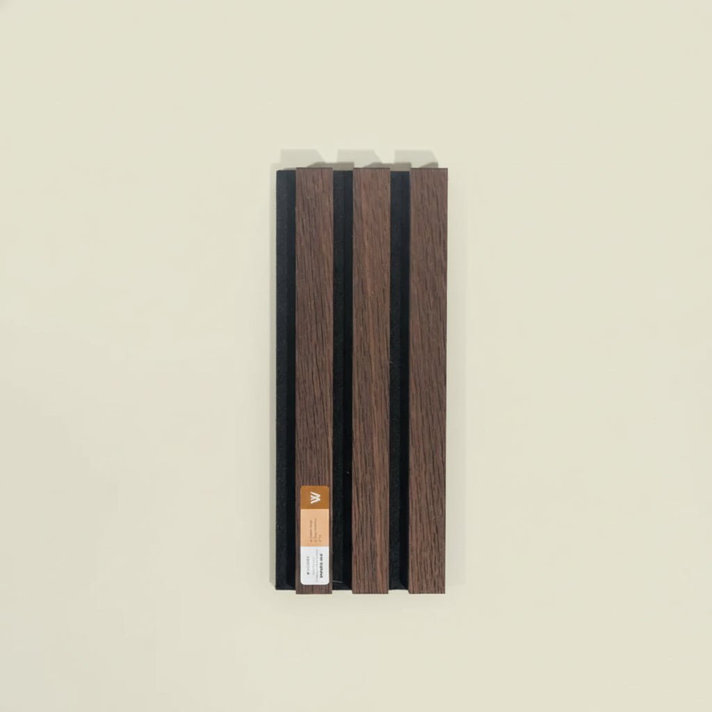 ARQ® Acoustic Wooden Wall Slat Panel / Single Smoked Oak Sample