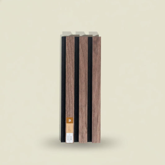 ARQ® Acoustic Wooden Wall Slat Panel / Single Walnut Sample