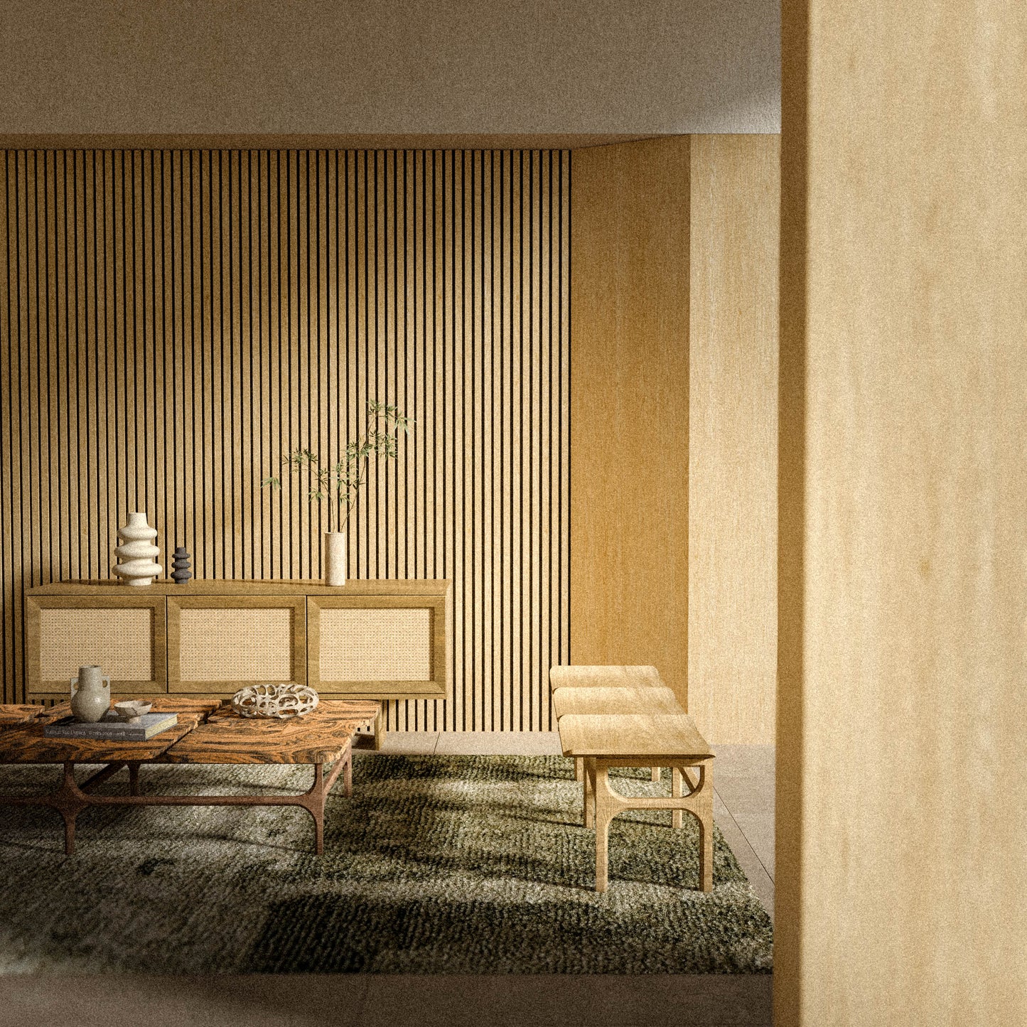 Acoustic Wooden Slat Wall Panel