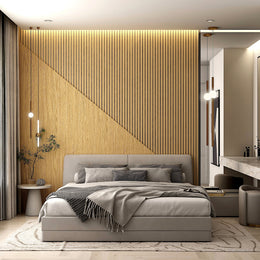 Acoustic Wood Wall Panels In Oak By Woodarq Slatpanel thumbnail 1