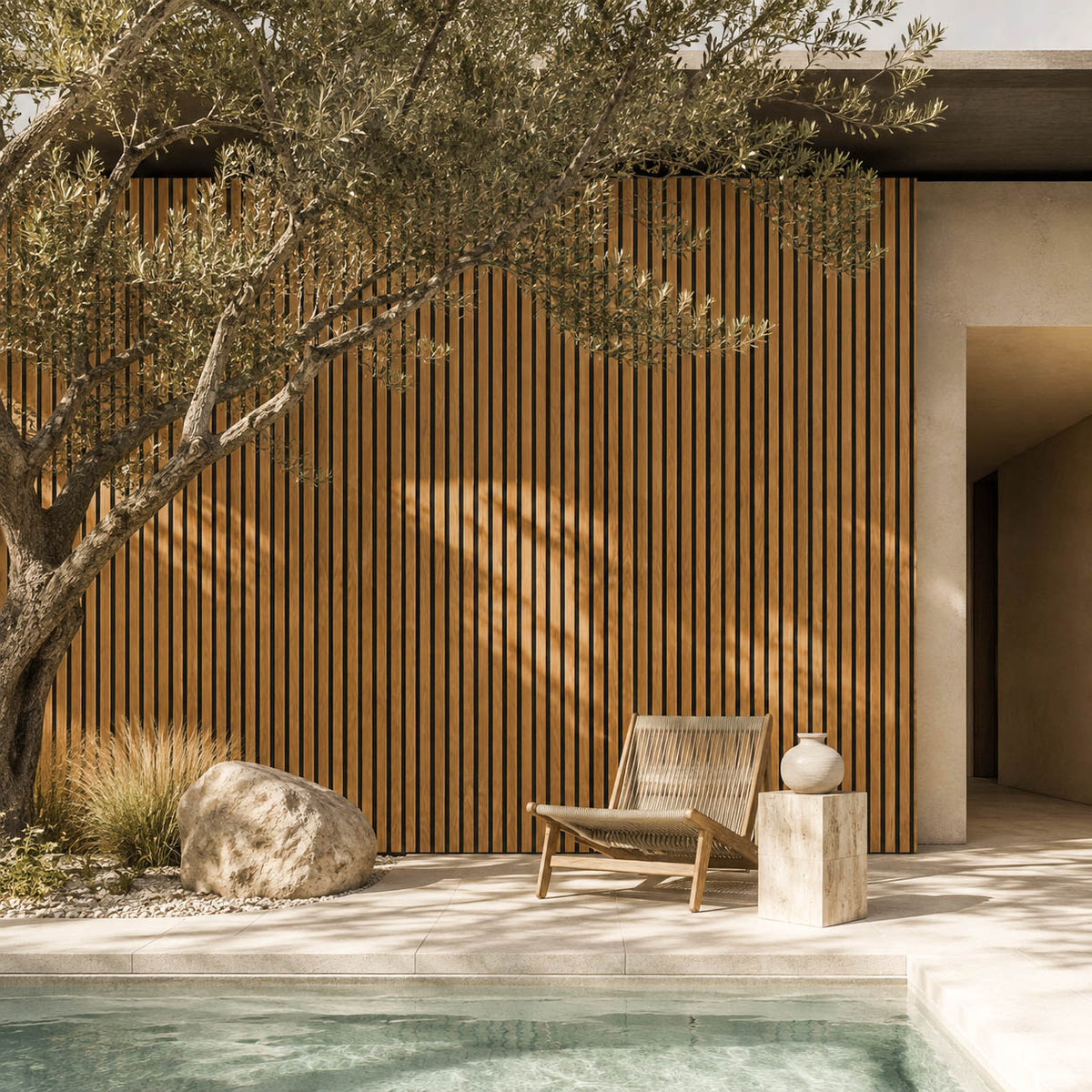 Outdoor Wooden Panel