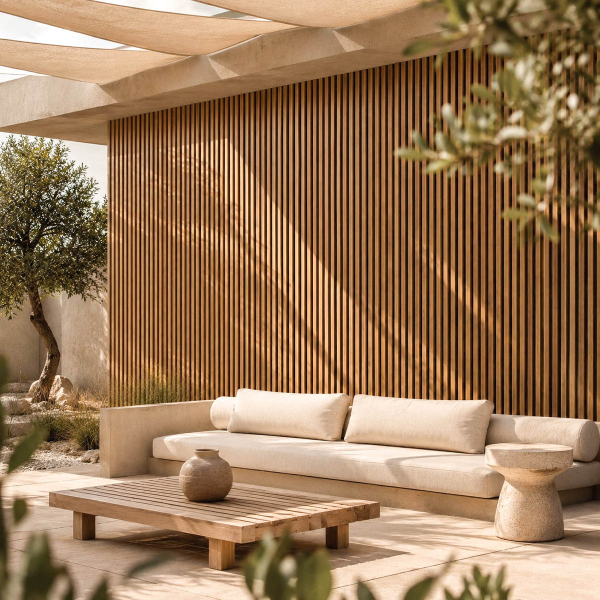 Outdoor Wooden Panel