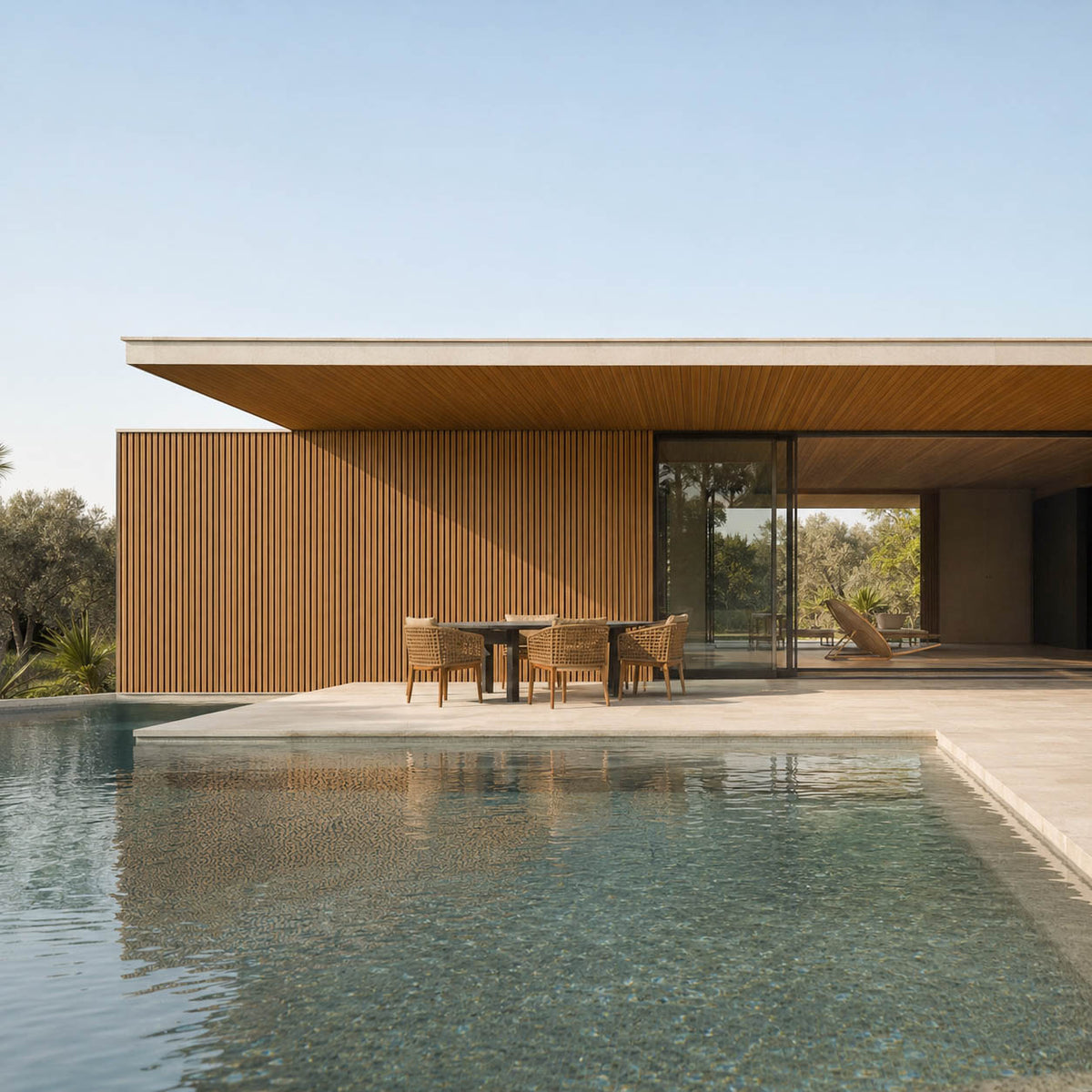 Outdoor Wooden Panel