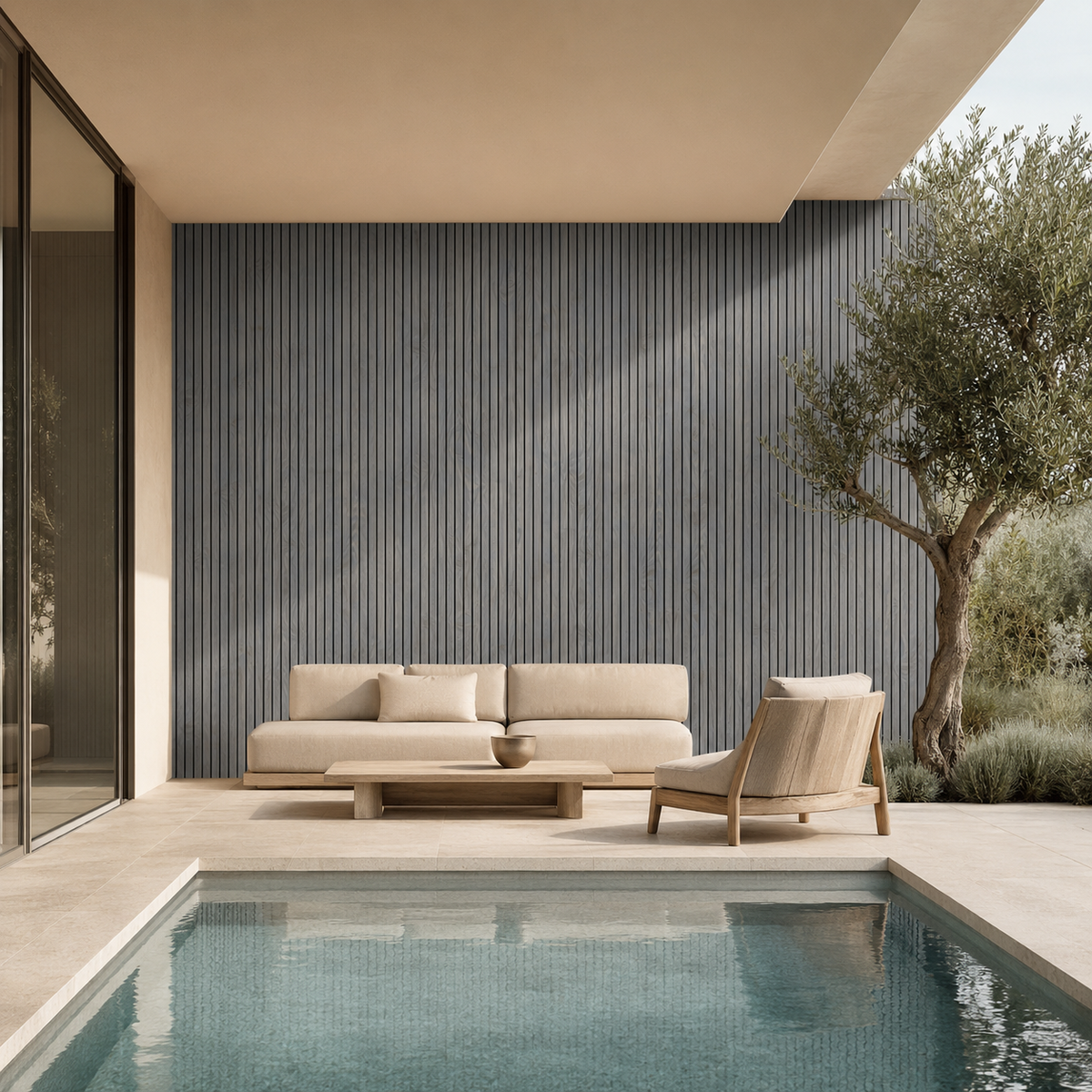 ARQ® Outdoor Exterior Composite Wood-Effect Wall Panel