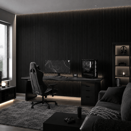 ARQ® Acoustic Colored Wooden Wall Slat Panel thumbnail 4