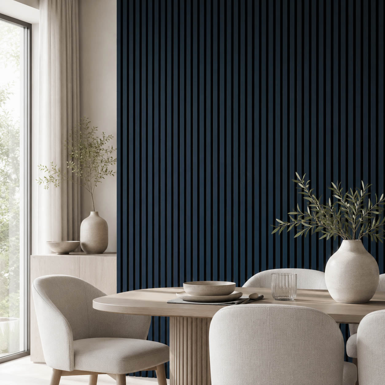 ARQ® Acoustic Colored Wooden Wall Slat Panel