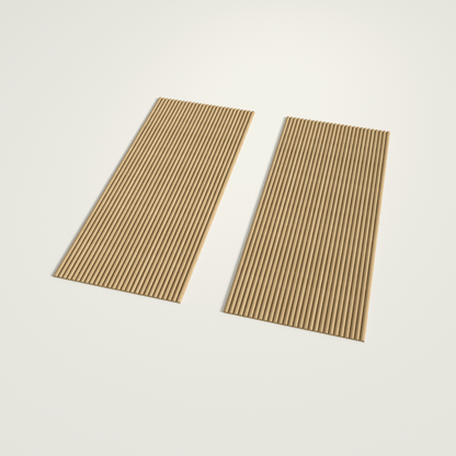 Mini-Ridge Flexible Tambour Wood Panels