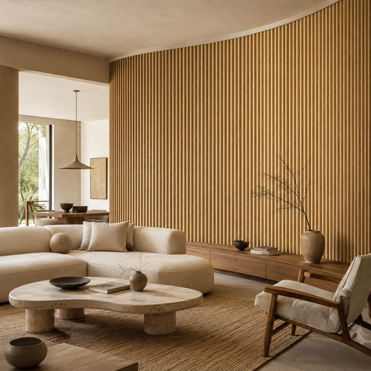 Zigzag Flexible Tambour Wood Panels