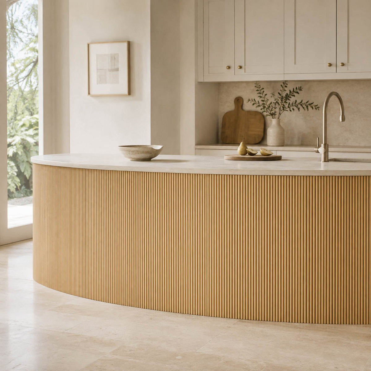Mini-Ridge Flexible Tambour Wood Panels