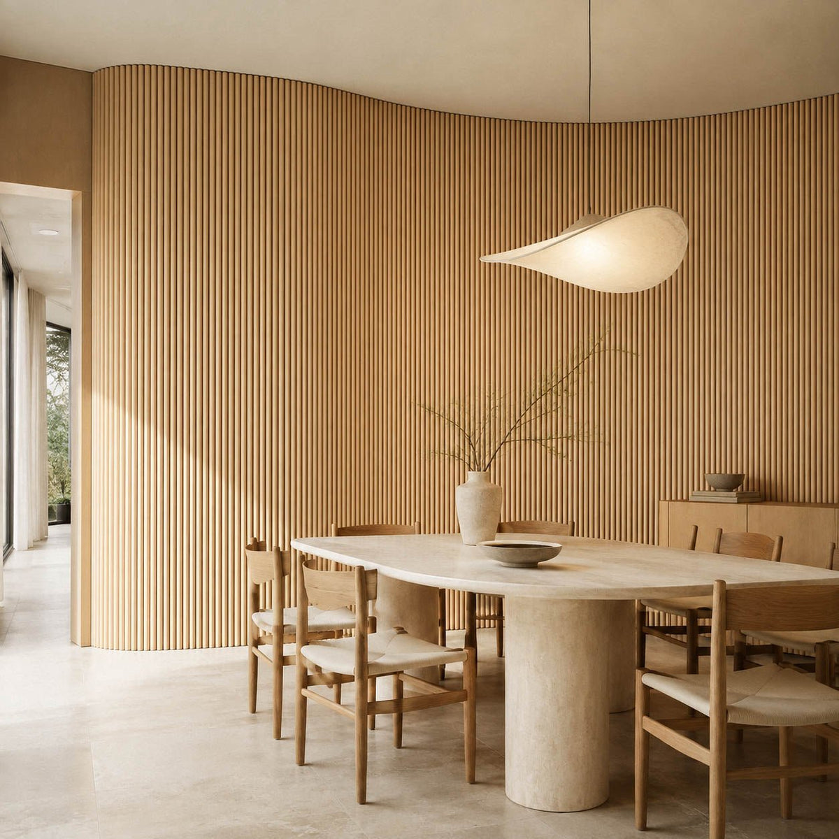 Ridge Flexible Tambour Wood Panels