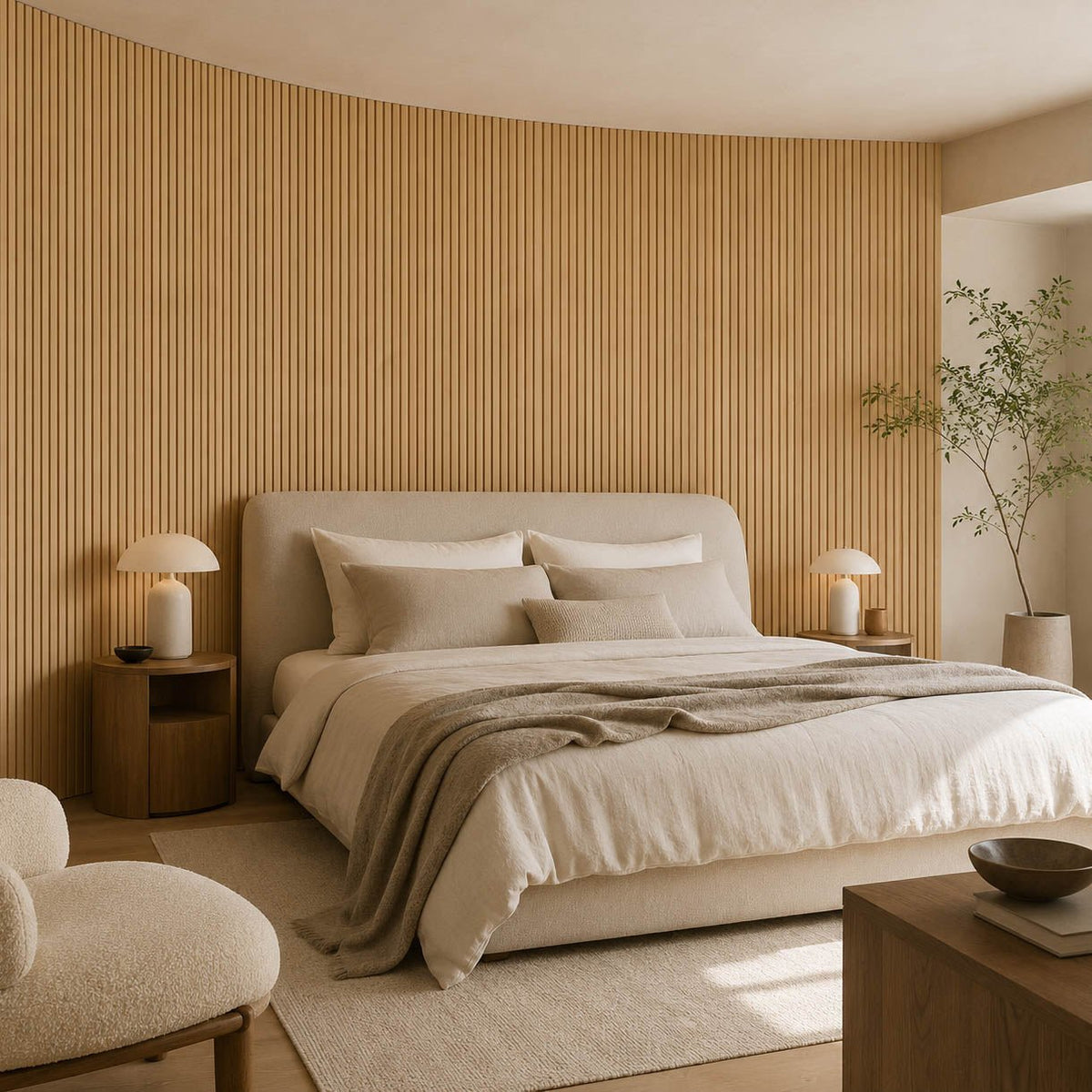 Slat Flexible Tambour Wood Panels