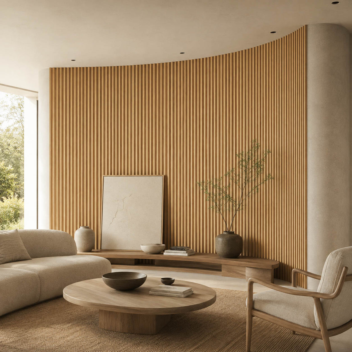 Zigzag Flexible Tambour Wood Panels