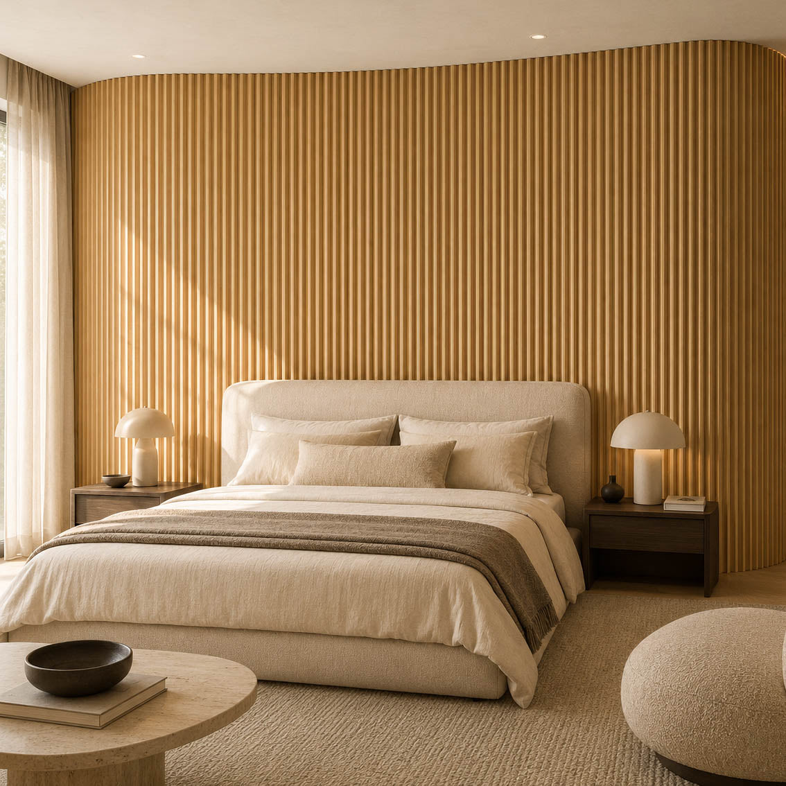 Zigzag Flexible Tambour Wood Panels