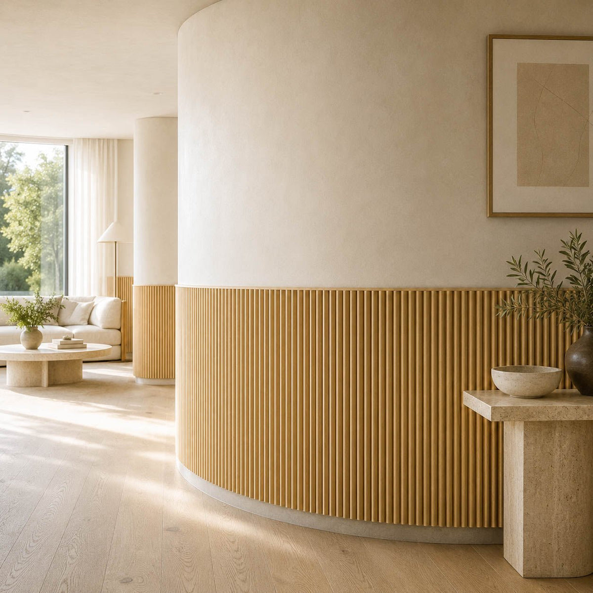 Ridge Flexible Tambour Wood Panels