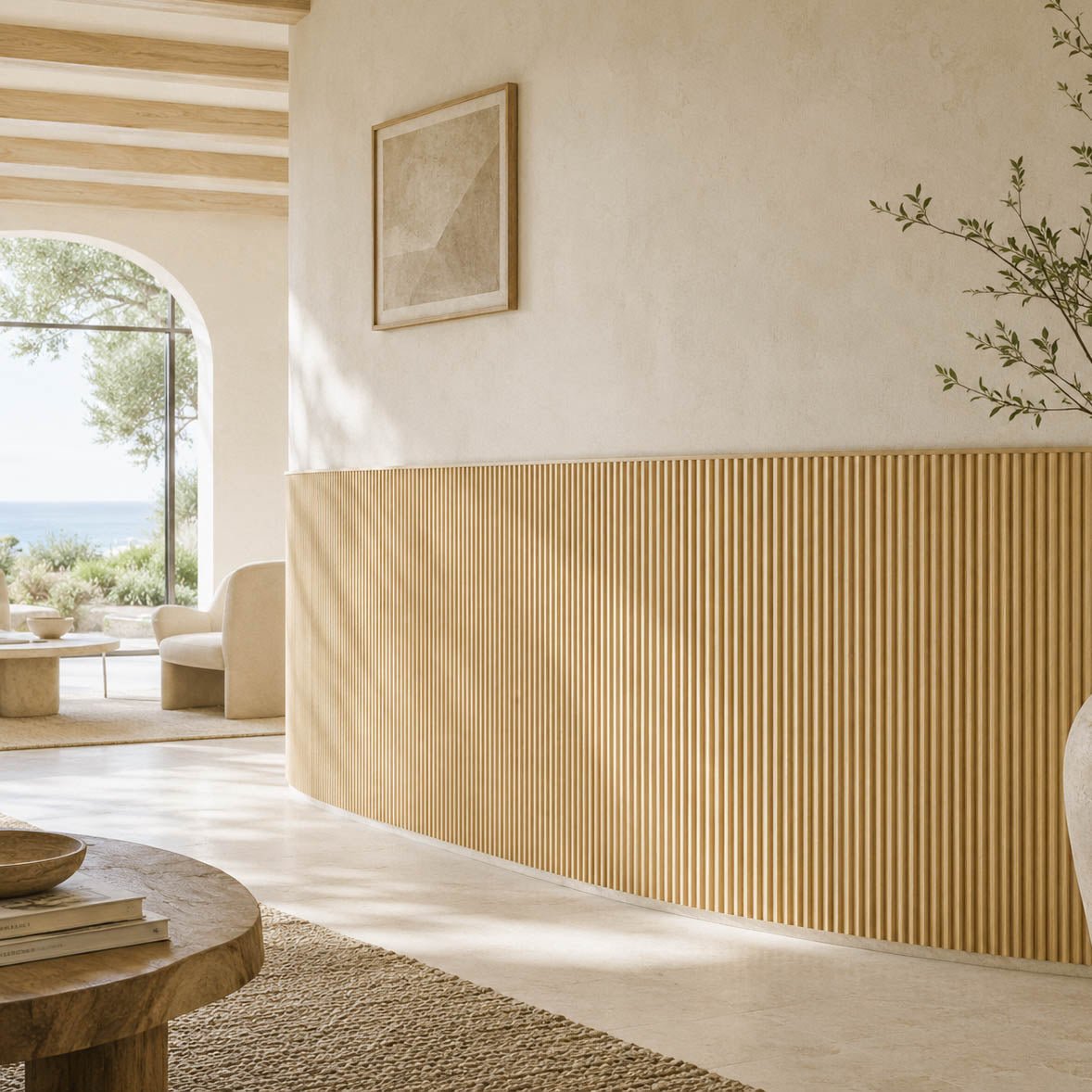 Zigzag Flexible Tambour Wood Panels