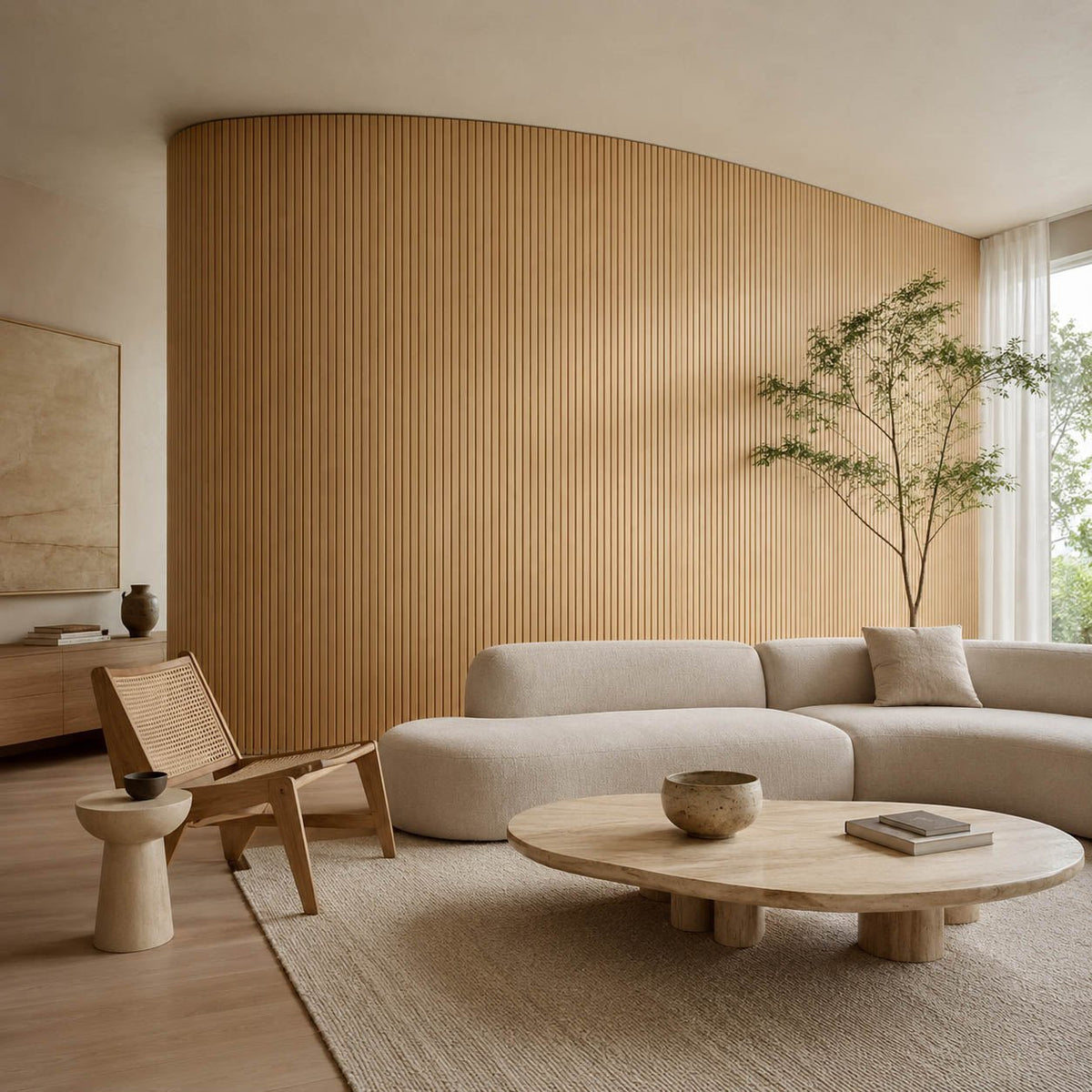 Slat Flexible Tambour Wood Panels
