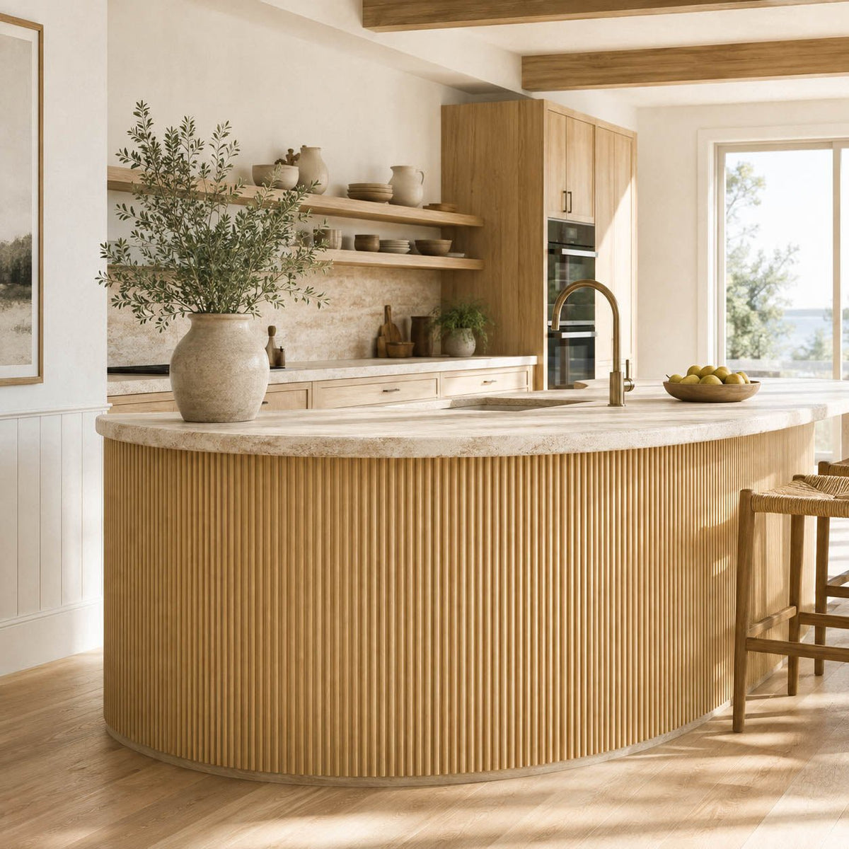Mini-Ridge Flexible Tambour Wood Panels