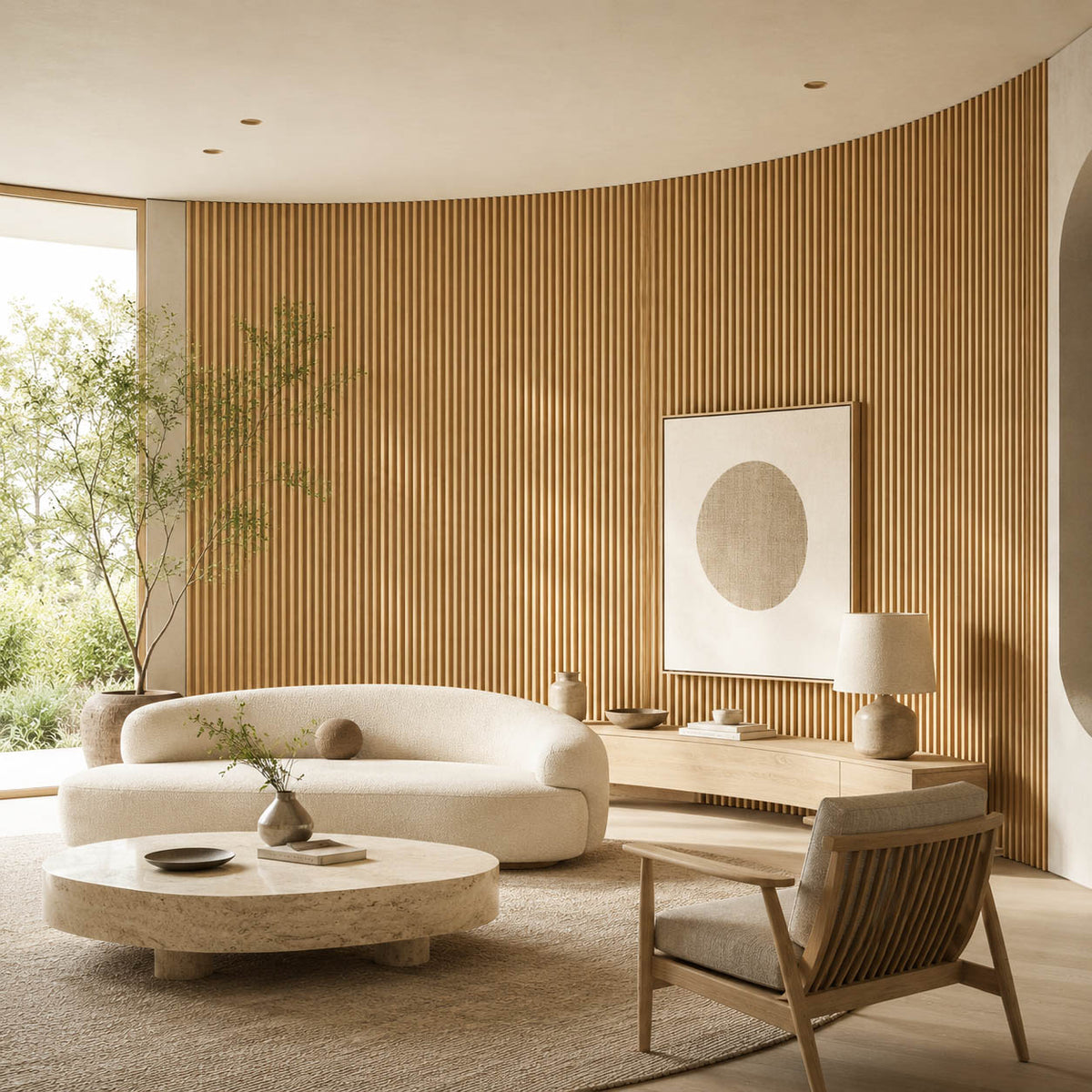 Zigzag Flexible Tambour Wood Panels