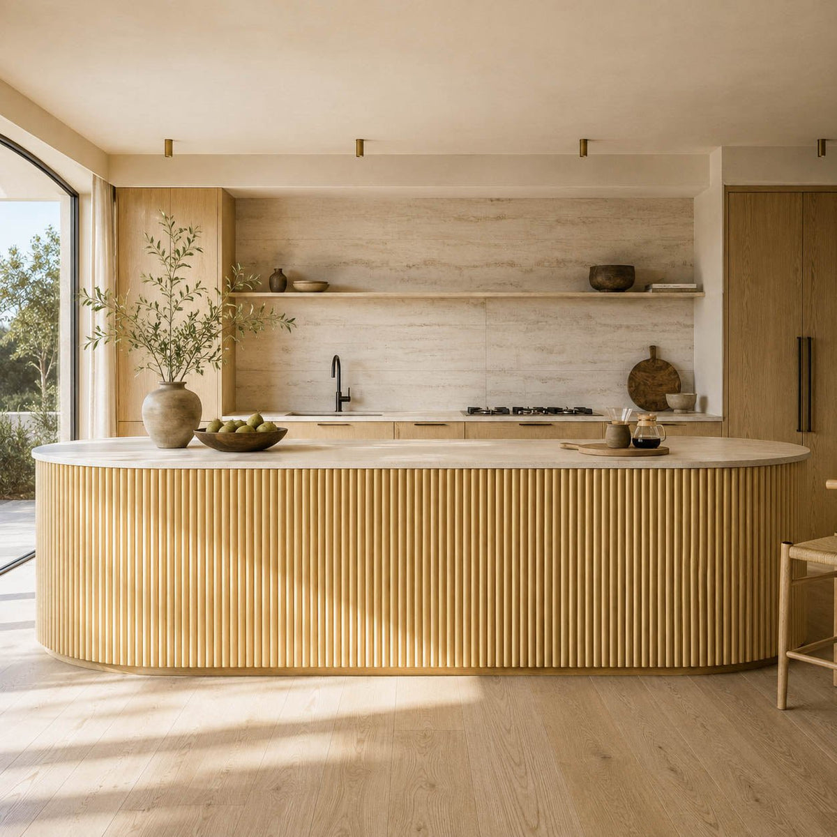 Ridge Flexible Tambour Wood Panels