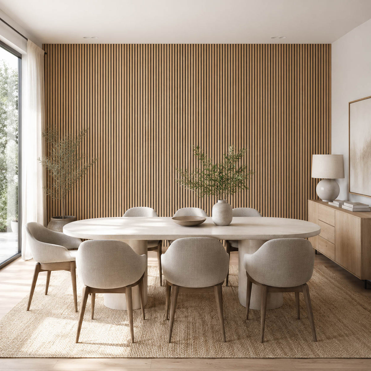 Acoustic Wooden Slat Wall Panel