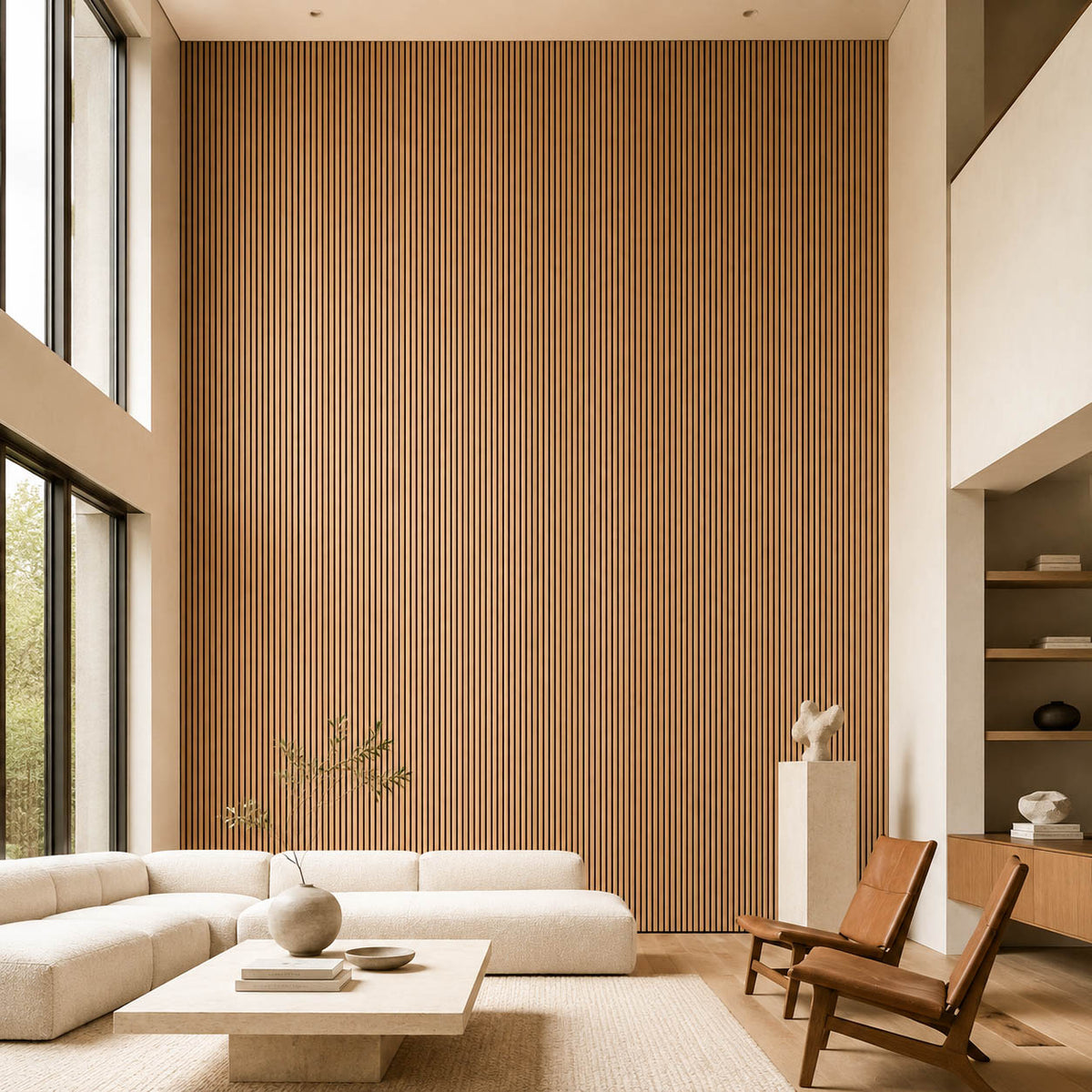 ARQ® Acoustic Wooden Long Slat Wall Panel