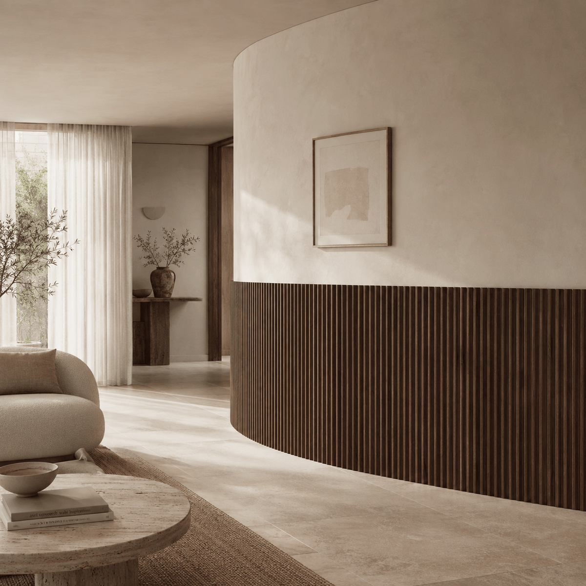 Zigzag Flexible Tambour Wood Panels