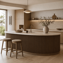 Zigzag Flexible Tambour Wood Panels thumbnail 6