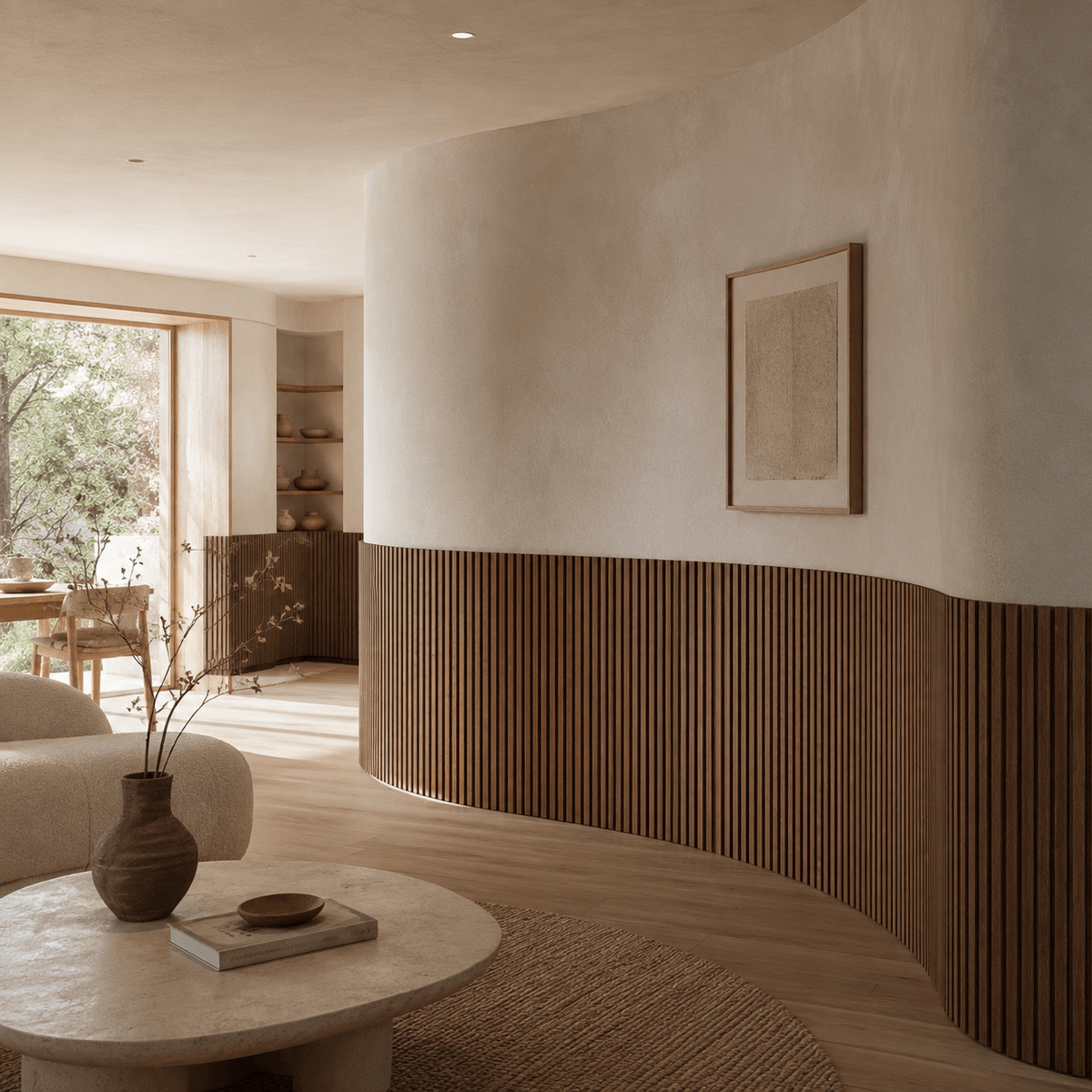 Slat Flexible Tambour Wood Panels
