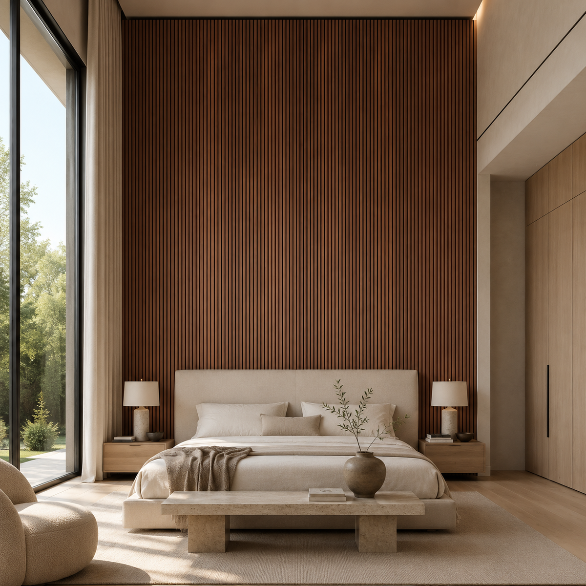 ARQ® Acoustic Wooden Long Slat Wall Panel