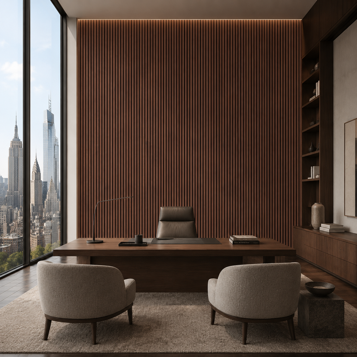 ARQ® Acoustic Wooden Long Slat Wall Panel