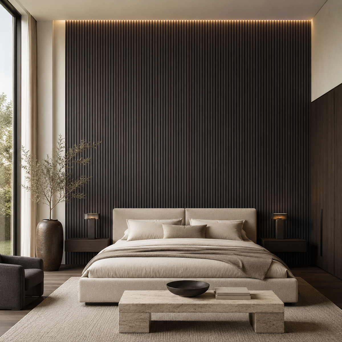 ARQ® Acoustic Wooden Long Slat Wall Panel