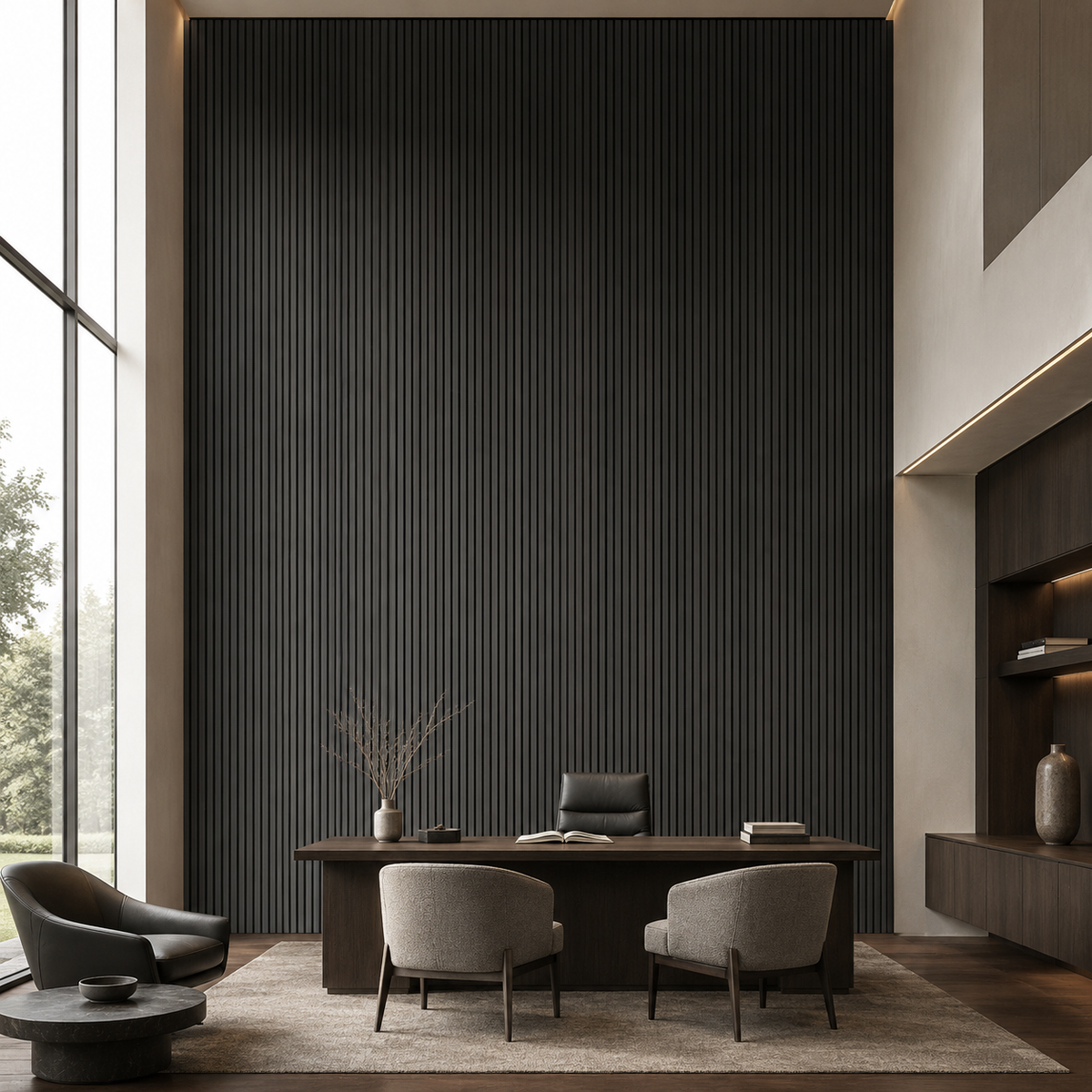 ARQ® Acoustic Wooden Long Slat Wall Panel
