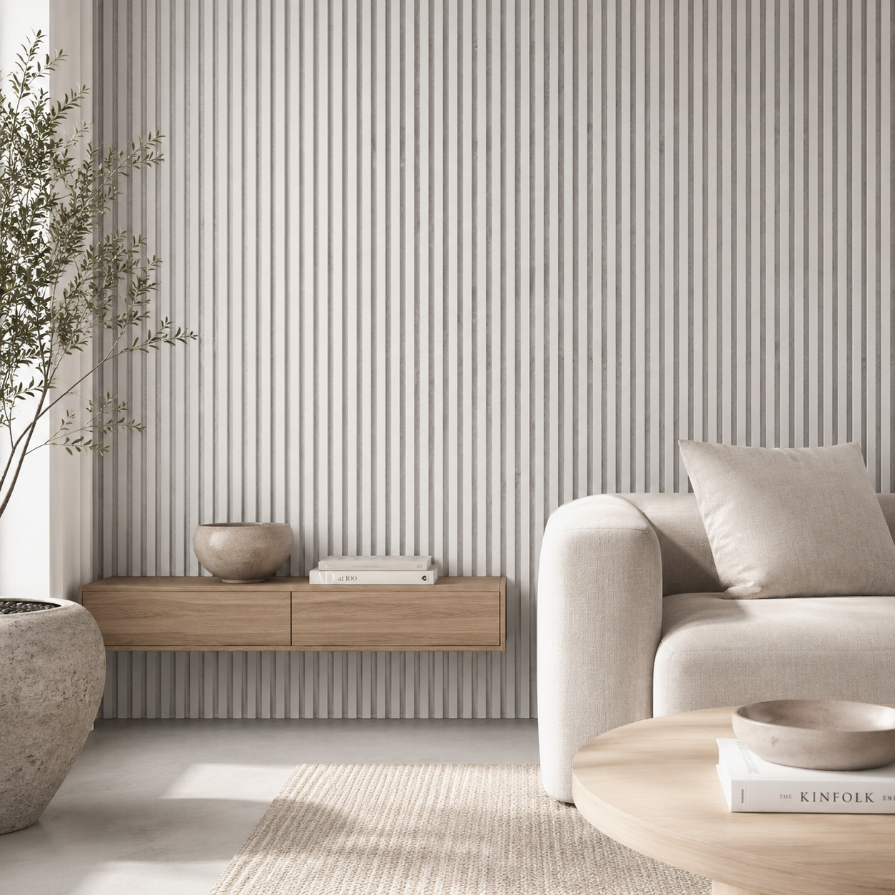 ARQ® Acoustic Colored Wooden Wall Slat Panel