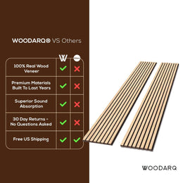 WOODARQ ARQ® Acoustic Wooden Slat Wall Panel thumbnail 3