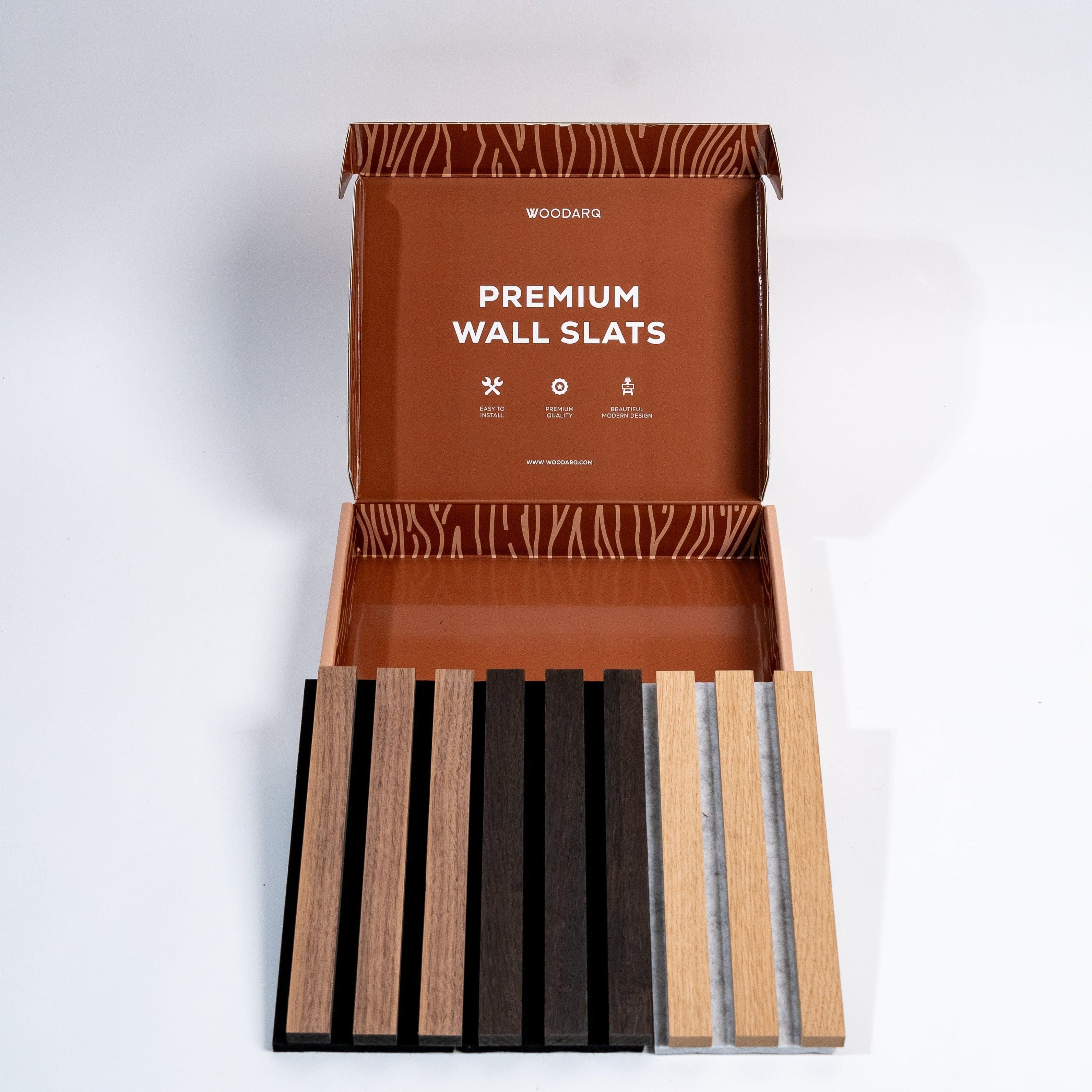 ARQ® Acoustic Wall Slats Sample | Premium Wood Wall Panels