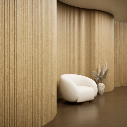 WOODARQ Wall Paneling ARQ® Ridge Flexible Tambour Wood Panels