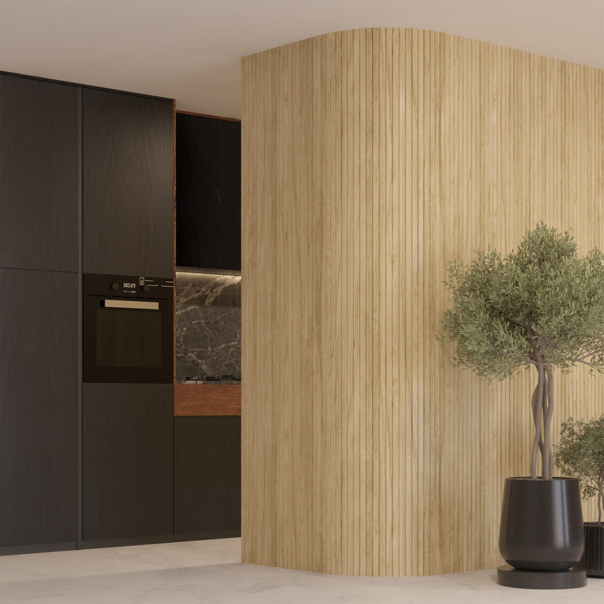 WOODARQ Wall Paneling ARQ® Slat Flexible Tambour Wood Panels