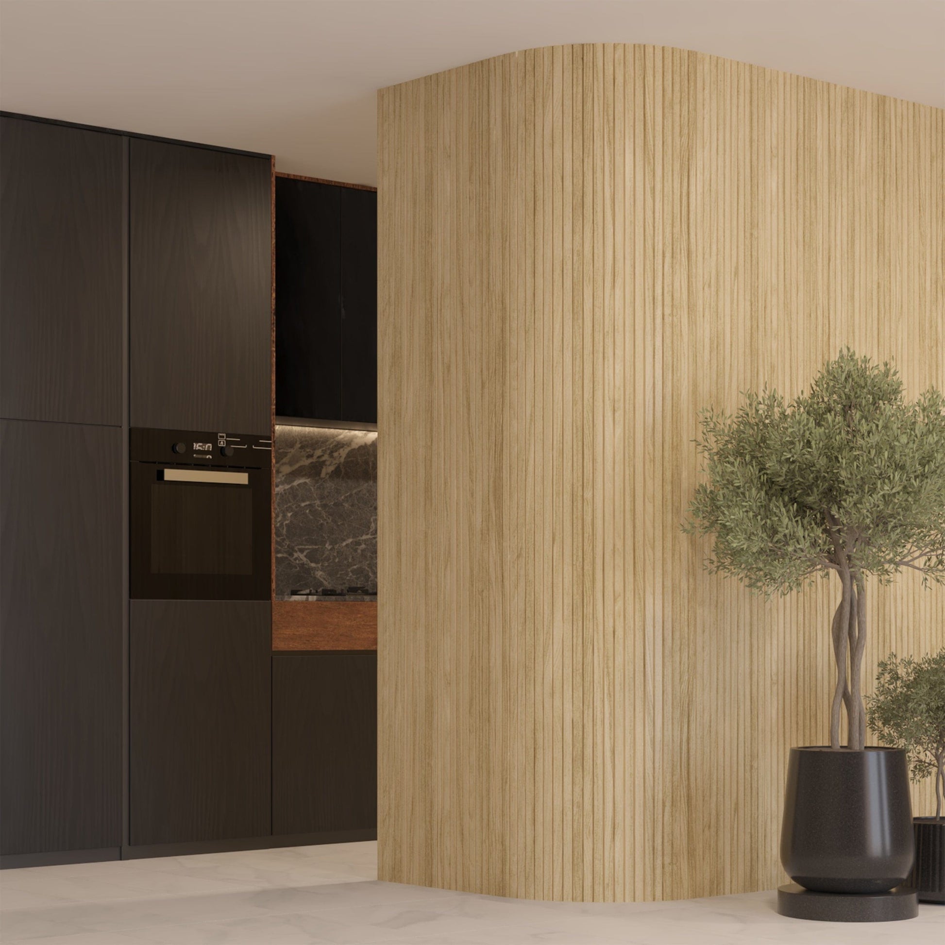 WOODARQ Wall Paneling ARQ® Slat Flexible Tambour Wood Panels