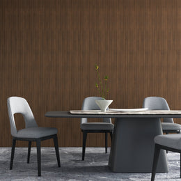 WOODARQ Wall Paneling Full Height (94.49" x 23.62") / Walnut ARQ® Zigzag Flexible Tambour Wood Panels thumbnail 1